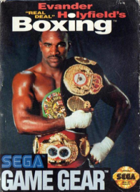 Evander Holyfield's Real Deal Boxing PAL Sega Game Gear PAL box art